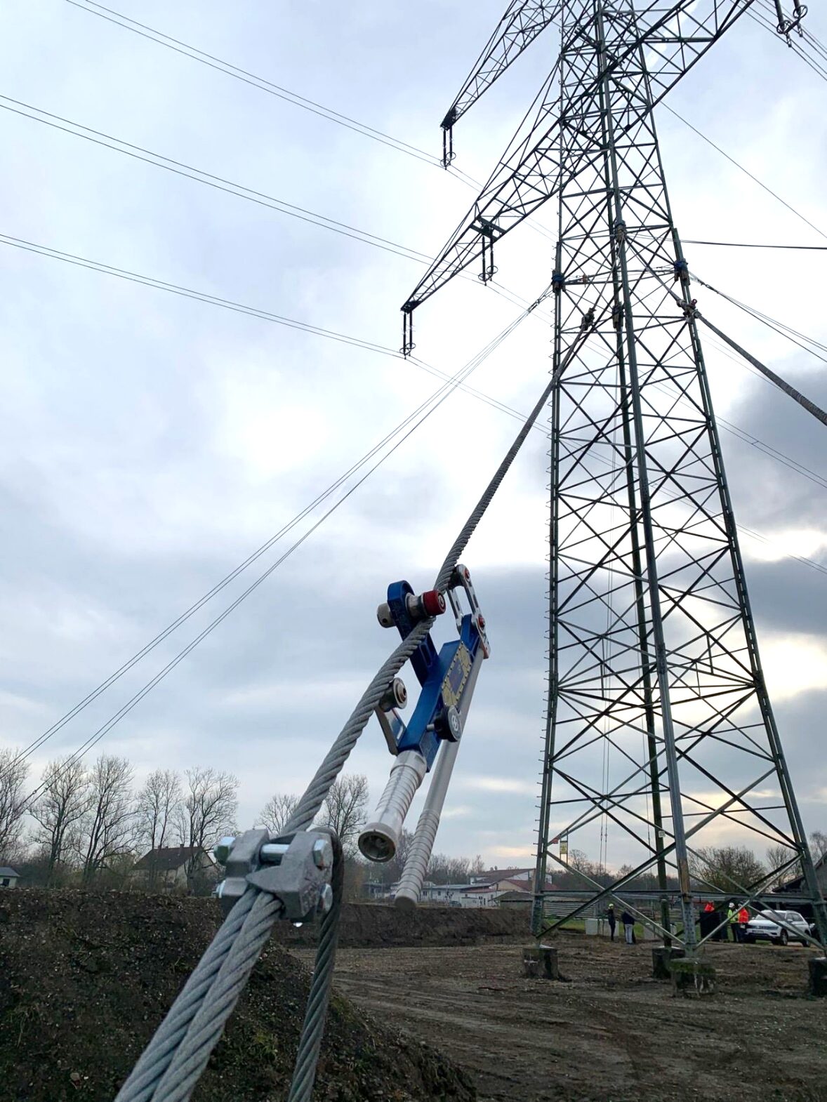 Structural Wire Rope Tension Measurement