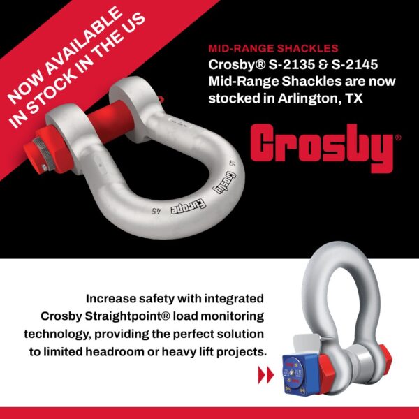 Crosby S-2135 / S-2145 Bolt Type Anchor Shackles - Image 2