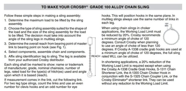 Crosby A-1337 LOK-A-LOY® 10 Alloy Connecting Link - Image 2
