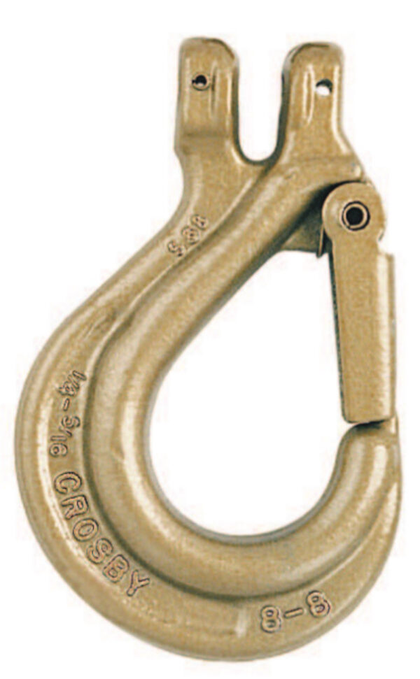 Crosby S-314A Clevis Chain Hook with Integrated Latch