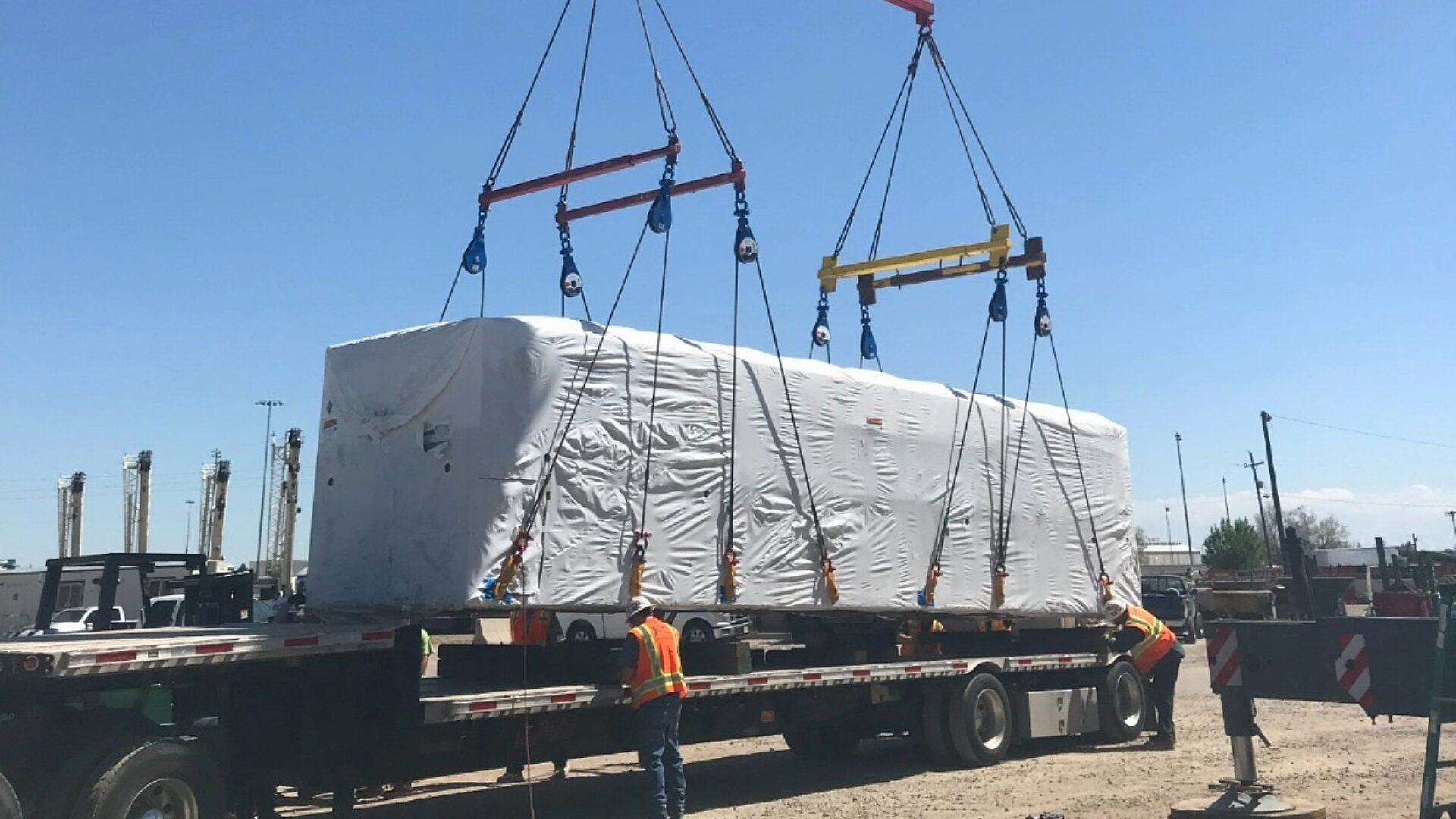 Transporting Large Equipment and Ensuring Safety During Operations