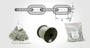 Gunnebo Industries Kätting halvlånglänkad, HLZ