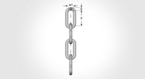 Gunnebo Industries Kätting långlänkad LL DIN 763 / DIN 5685C, förzinkad