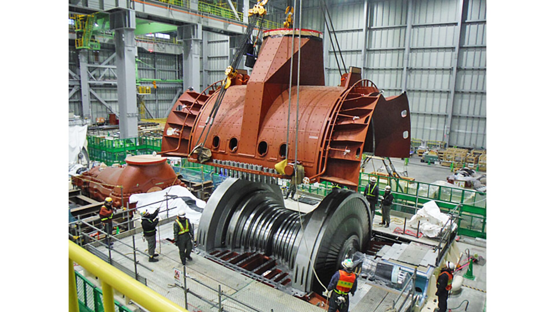 Installation of Steam Turbine for Combined Cycle Power Generation