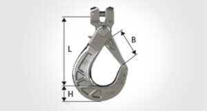 Gunnebo Industries rostfri säkerhetskrok CGSL med gaffel