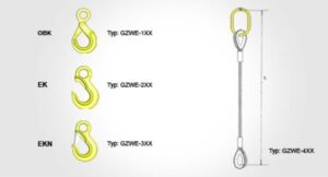 Gunnebo Industries Stållinestropp 1-partig