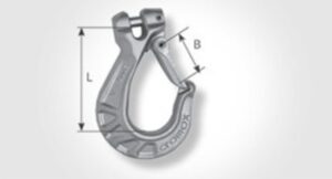 Gunnebo Industries Rostfri lastkrok CGHF