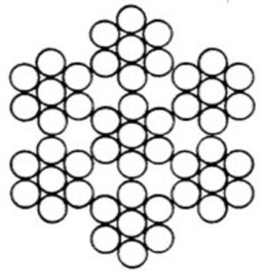 Gunnebo Industries 49-trådig med stålkärna