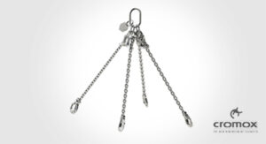 Gunnebo Industries Rostfri lyftkätting med förkortning 4-part